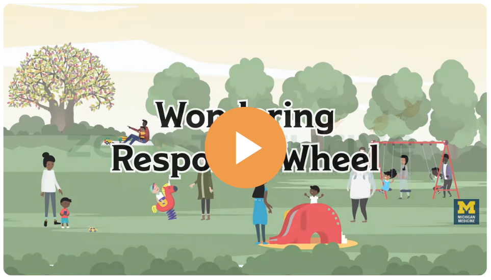 link to the wondering response wheel video