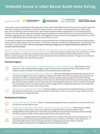 Coronavirus (COVID-19): Resources for Professionals - Zero to Thrive