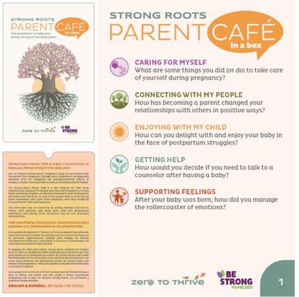Parent Cafe Card Deck